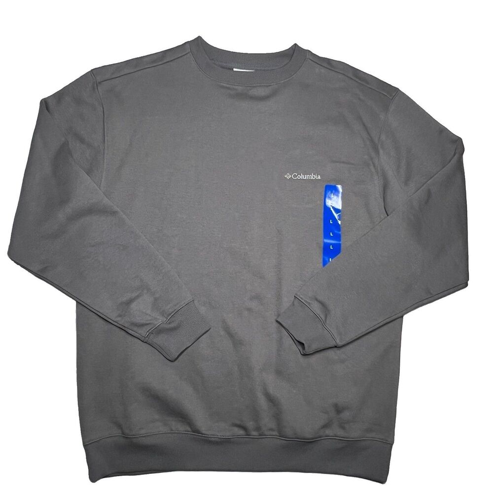 Columbia Men's Size L City Grey Crewneck Sweatshirt